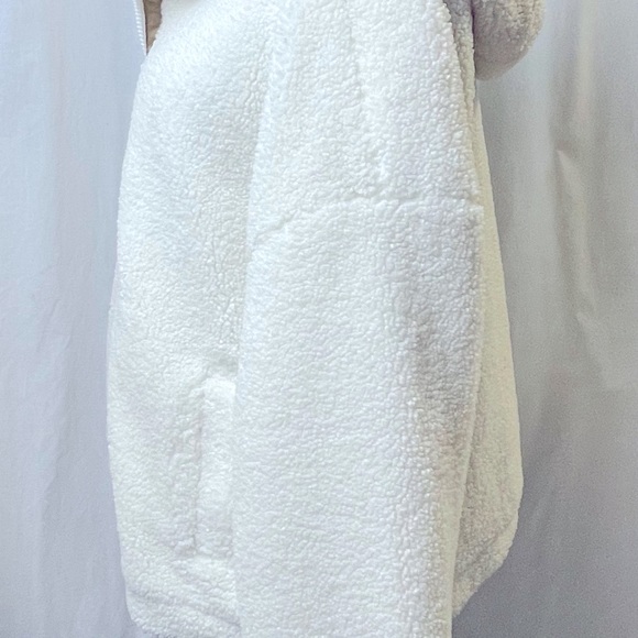 New with tags! Ivory Gap Fit Sherpa Hooded Coat XL - Picture 2 of 8